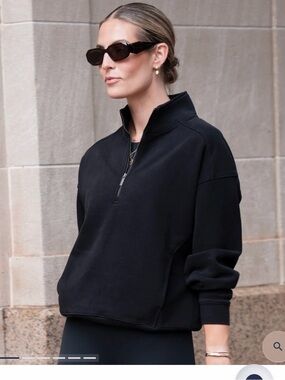 Rhoback Serenity Half-zip, Midnight Black, size XS